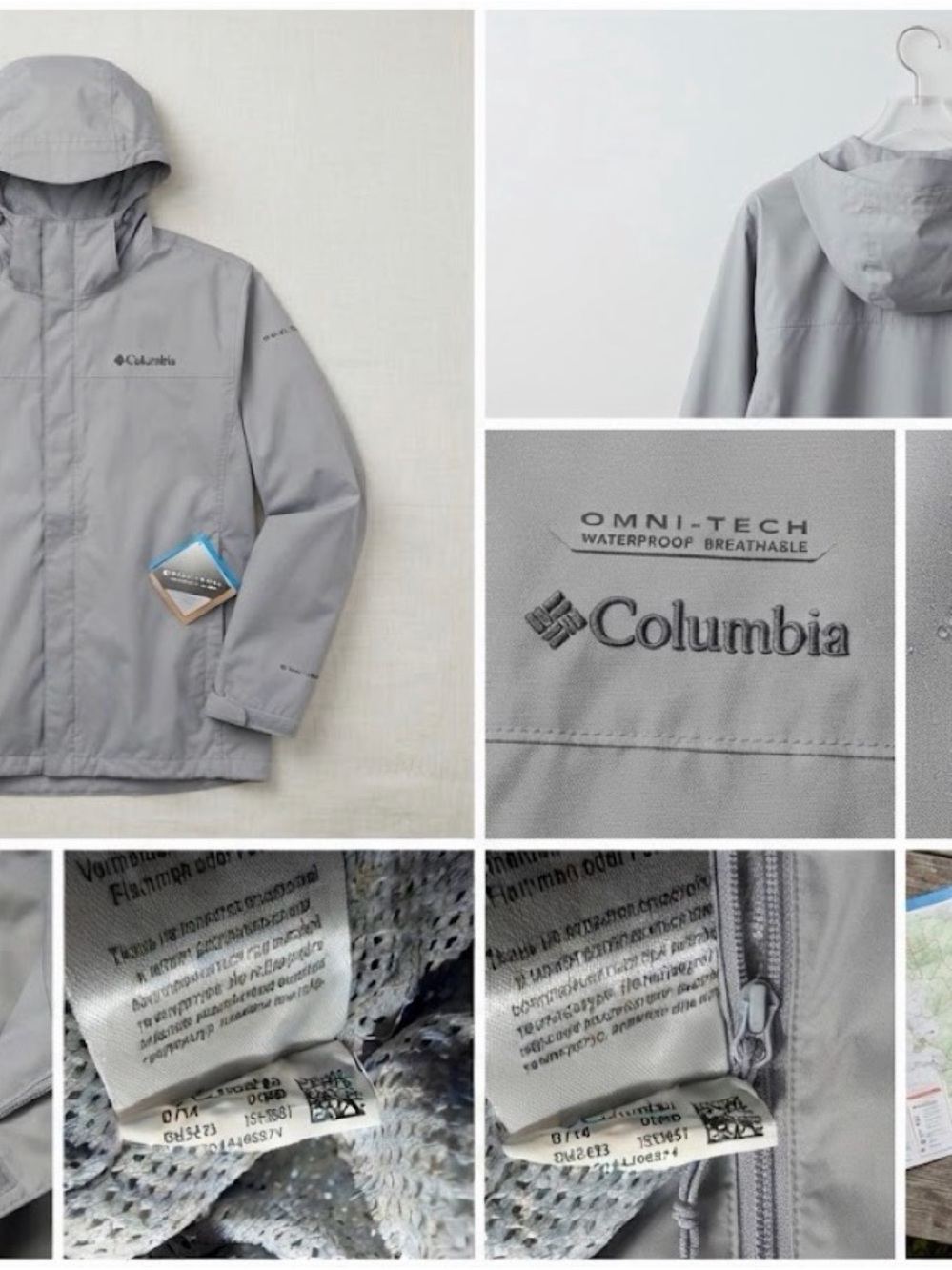 Columbia Omni-Tech Waterproof Breathable Rain Jacket (XL) Men